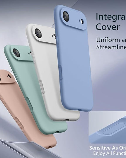 FireNova Magnetic for iPhone Air Case, Compatible with MagSafe, [Integrated Silicone Camera Control Button] [Camera Protection] Microfiber Lining Phone Case for iPhone 17 Air, 6.5", Light Blue