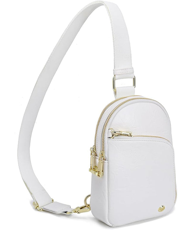 INICAT RFID Blocking Sling Bag Anti Theft Crossbody Bags Women Valentine's Day Gifts Travel Purses Vegan Leather