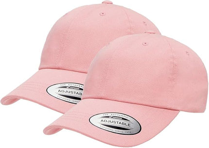 [2 Pack] Hybrid Stretch-Fitted Trucker Cap, Baseball Cap with Air Mesh