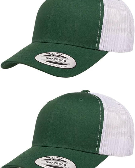 Yupoong Classic Premium Mesh 6 Panel Retro Trucker Cap | Mid Profile Snapback | OSFA | Bulk Pack Available