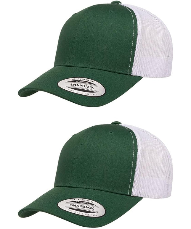 Yupoong Classic Premium Mesh 6 Panel Retro Trucker Cap | Mid Profile Snapback | OSFA | Bulk Pack Available