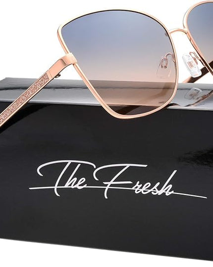 The Fresh Classic Crystal Elegant Women Beauty Design Sunglasses Gift Box