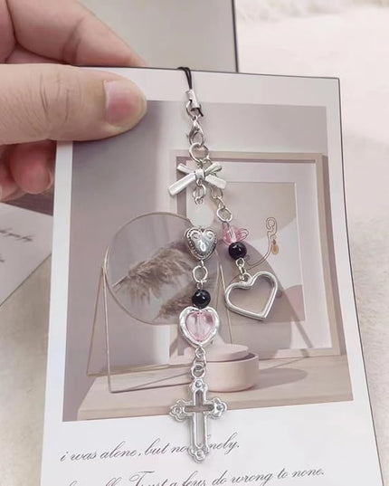 Cute Y2K Phone Charm Aesthetic Phone Charms Accessories Cute PhoneLanyard String for Bag Purse Backpack Airpods Pendants Decor