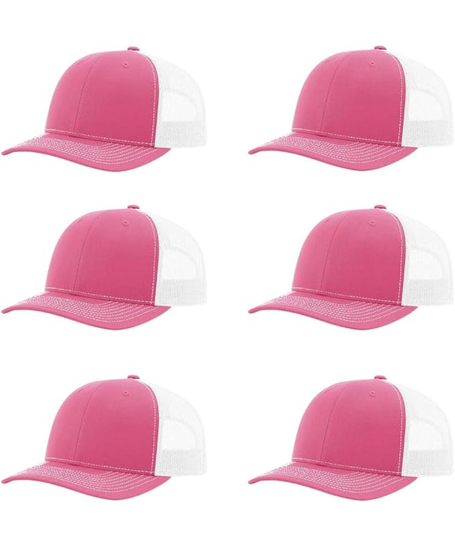 Richardson 112 Classic Six-Panel Adjustable Snapback Trucker Cap | Bulk Packs Available