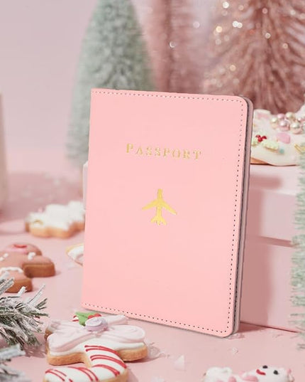 Sizobi Leather Passport Holder Covers Case, Passport Holder for Travel Women, International Travel Must Haves Travel Accessories for Women Men, Cruise Ship Essentials, Passport Book Travel Gifts