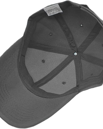 Glory Max Plain Baseball Cap Hook & Loop Strap Adjustable Solid Blank Curved Visor Hat
