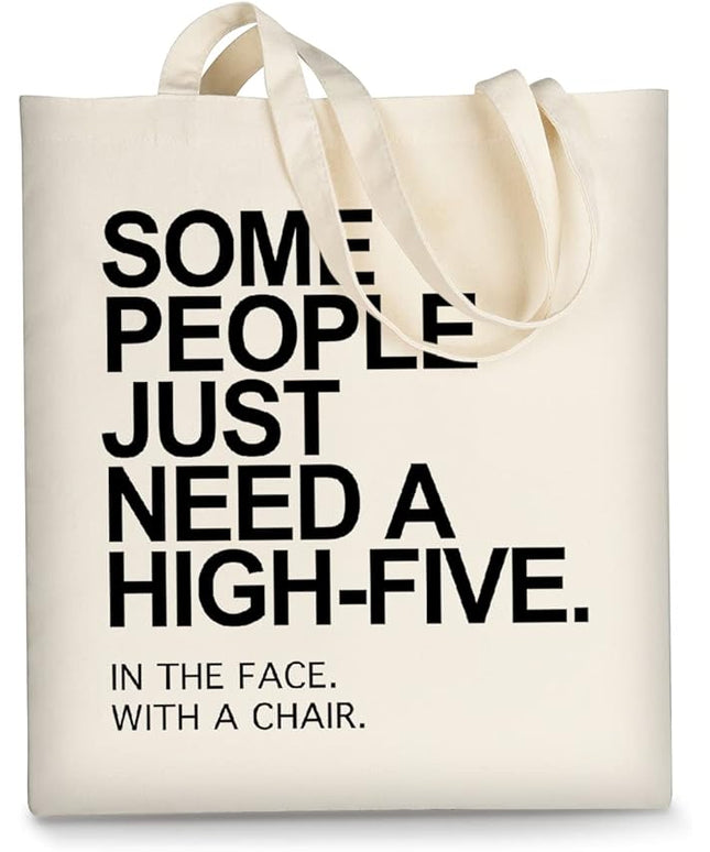 AUSVKAI Canvas Tote Bag Aesthetic for Women, Cute Reusable Cloth Cotton Bags for Shopping Beach Grocery