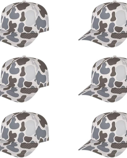 The Hat Pros Cap America i2026 Mid Profile 5-Panel Daybreak Camo Cap w/Quick-Dry Sweatband & Adjustable Snapback