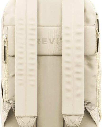 BREVITE The Backpack- Casual daypack backpacks for every function. Compact but spacious 18L aesthetic traveling backpack with laptop compartment. (Tan)