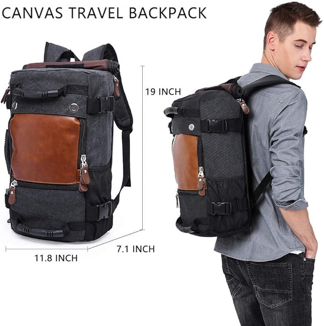 KAKA Wear-Resistant Durable Backpack,Duffle Bag Travel Carry On Backpack