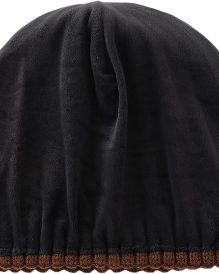 Connectyle Fleece Lined Cuffed Beanie Hat for Men Women Knitted Winter Wool Beanies Skull Cap Warm Watch Hat