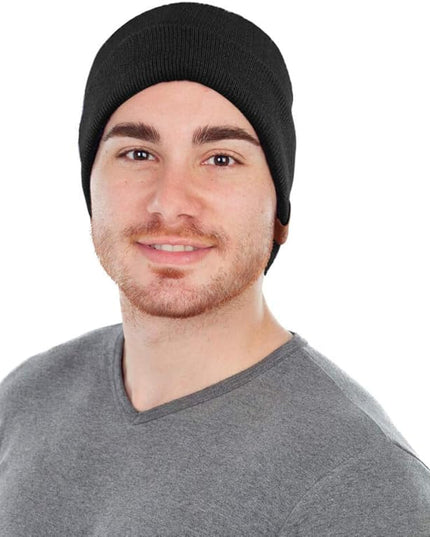OZERO Winter Beanie Daily Hat - Thermal Polar Fleece Ski Stocking Skull Cap for Men and Women