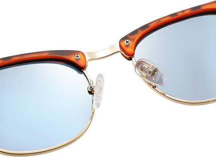 Pro Acme Semi-Rimless Polarized Sunglasses UV 400 Protection for Women Men
