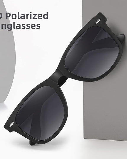 MEETSUN Polarized Sunglasses for Women Men Classic Retro Square Frame Driving Sun Glasses UV Protection