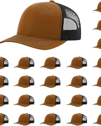 Richardson 112 Classic Six-Panel Adjustable Snapback Trucker Cap | Bulk Packs Available