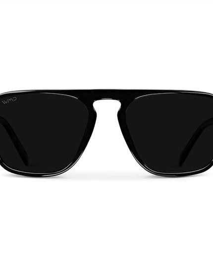 WearMe Pro Polarized Modern Aviator One-Bridge Square Mens Sunglasses