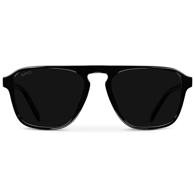 WearMe Pro Polarized Modern Aviator One-Bridge Square Mens Sunglasses