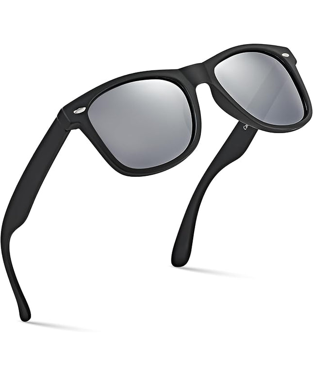 Retro Rewind Polarized Sunglasses for Men and Women - UV Protection Classic Sun Glasses