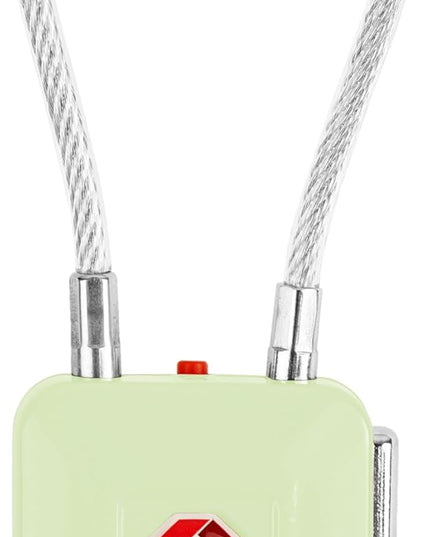 TSA Accepted Luggage Travel Lock, Set-Your-Own Combination Lock for School Gym Locker, Luggage Suitcase Baggage Locks, Filing Cabinets, Toolbox, Case (Mint Green, 1 Pack)