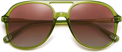 SOJOS Retro Polarized Aviator Sunglasses Womens Mens Classic 70s 80s Vintage Trendy Square Aviators SJ2174
