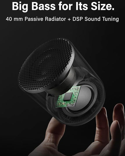 Portable Mini2 Bluetooth Speaker, Wireless Portable Speaker with Deep Bass, IPX7 Waterproof, TWS Stereo Pairing, Built-in Mic, Small Speaker for Shower, Outdoor, Travel, Blue