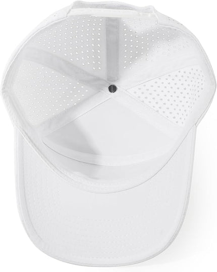 HH HOFNEN Quick Dry Baseball Cap Mesh Snapback Hat Sun and Rain Protection Structured Golf Trucker Hats for Men Women