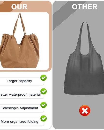 Reusable Grocery Bags,Reusable Shopping Bags,Folding Bags Totes,Stretchable and shrinkable shopping bag for Groceries