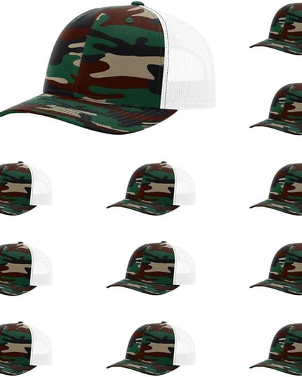 Richardson 112 Classic Six-Panel Adjustable Snapback Trucker Cap | Bulk Packs Available