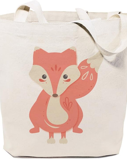 The Cotton & Canvas Co. Animal Tote and Handbag for Kids, Teens and Adults
