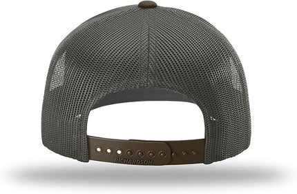 Richardson 112 Trucker Hat - Premium Adjustable Snapback Hat - Structured Six Panel Richardson Blank Caps
