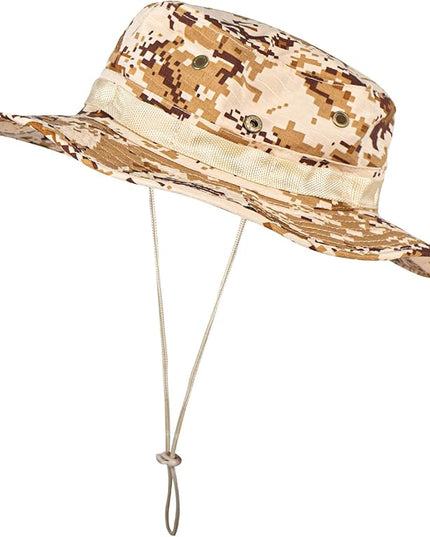 Sun Hats for Men Women Boonie Hat UPF 50+ Bucket Hat Wide Brim UV Protection Fishing Hiking Safari Outdoor Hats