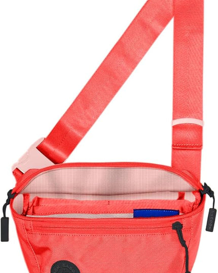 Baboon to the Moon Fanny Pack Full Size 3L Water Repellent Waist Bag Crossbody Belt Bag Lightweight Travel Everyday Bag for Men Women, Neon Punch
