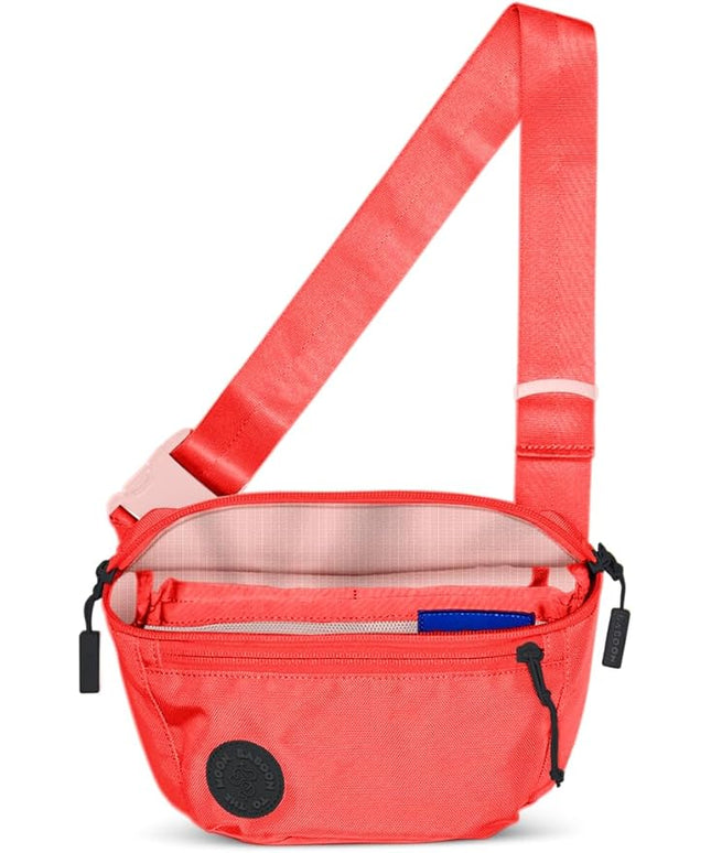 Baboon to the Moon Fanny Pack Full Size 3L Water Repellent Waist Bag Crossbody Belt Bag Lightweight Travel Everyday Bag for Men Women, Neon Punch