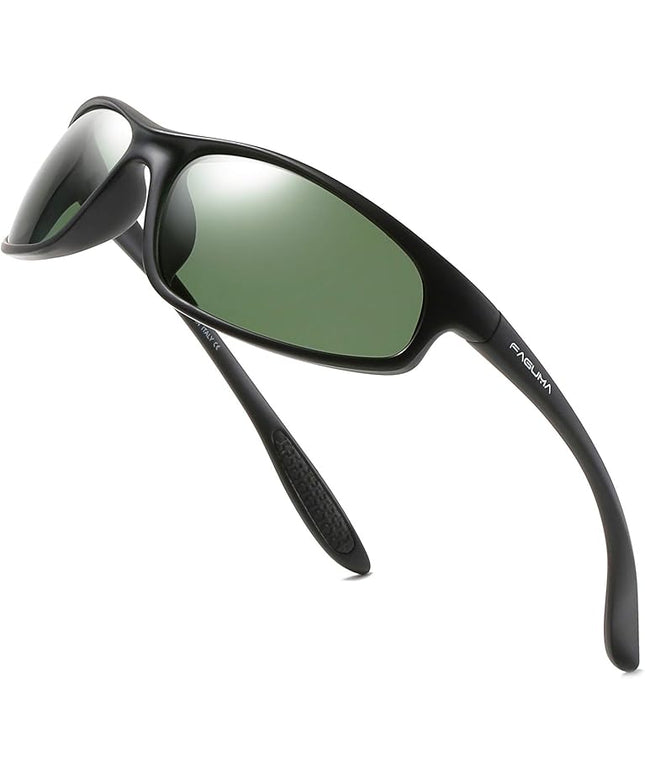 FAGUMA Polarized Sports Sunglasses For Men Cycling Driving Fishing UV400 Protection