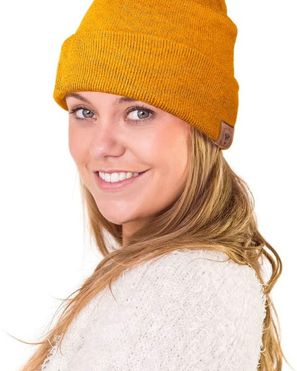 OZERO Winter Beanie Daily Hat - Thermal Polar Fleece Ski Stocking Skull Cap for Men and Women
