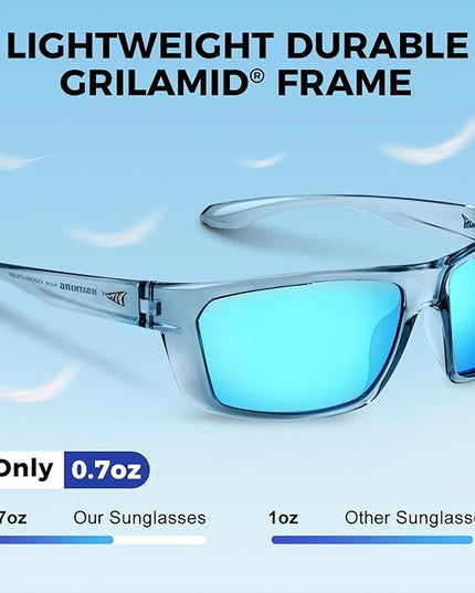 KastKing Huzzah Polarized Sport Sunglasses for Men and Women, Ideal for Driving Fishing Cycling and Running,UV Protection