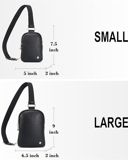 INICAT Small Anti Theft Crossbody Bags Women Valentine's Day Gifts, Vegan Leather Sling Cross Body Purse Travel Essentials