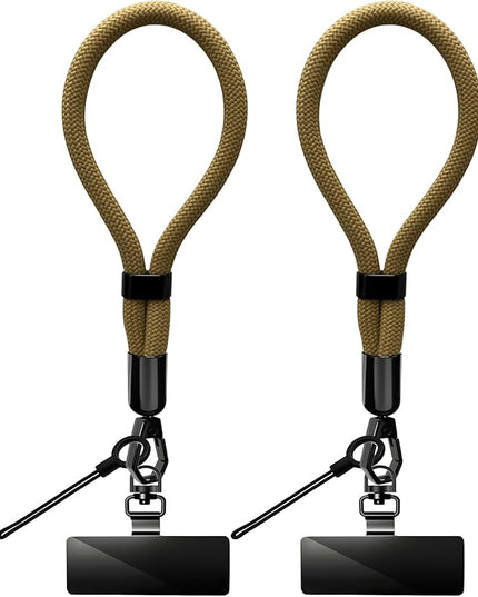 Phone Lanyard, 2 Pack Adjustable Cell Phone Lanyard Hand Phone Wrist Strap with Tether Tabs for Smartphones