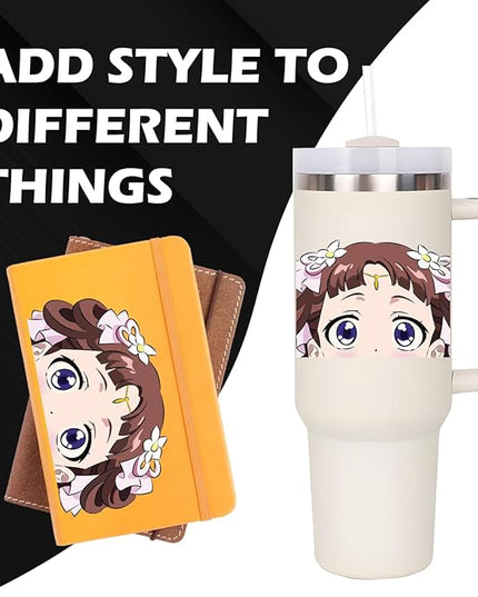 The Court Herbalist Diaries MaoMao Jinshi Anime Manga Decal Stickers for Cars Laptop Skateboard Wall Decor UV Resistant (Lishu)