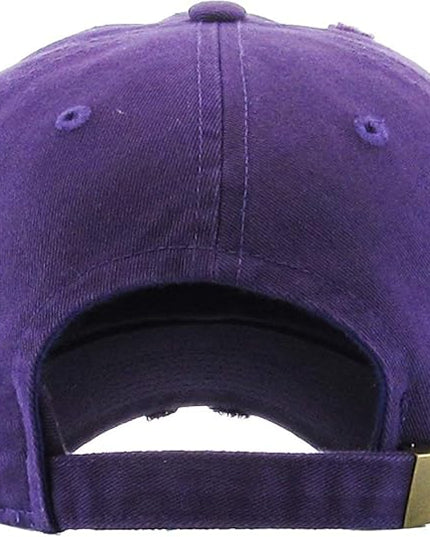 KBETHOS Vintage Washed Distressed Cotton Dad Hat Baseball Cap Adjustable Polo Trucker Unisex Style Headwear