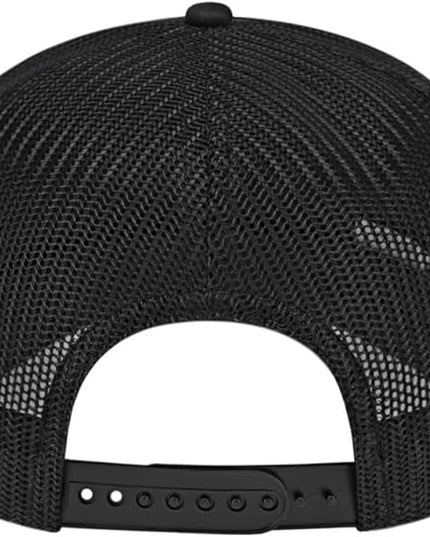 Cap America i3039 Classic 5 Panel Mid Profile Structured Trucker Mesh Back Cap w/ & Adjustable Snapback