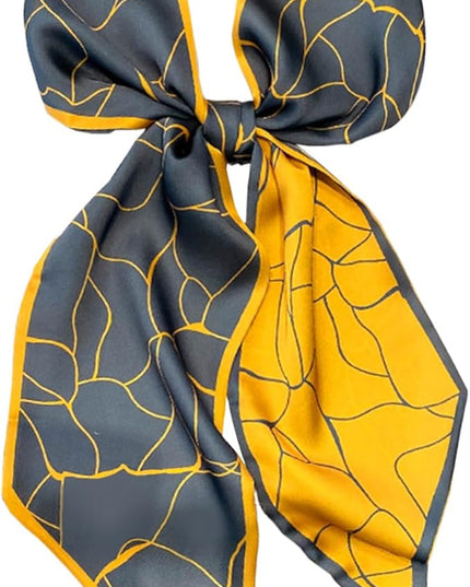 Dailyacc Hair Scarf for Women Fashion Silky Satin Headscarf Wrap Breathable Lightweight Neck Scarves For Handbag