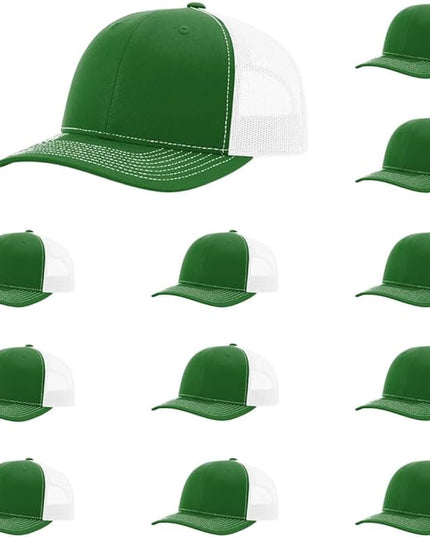 Richardson 112 Classic Six-Panel Adjustable Snapback Trucker Cap | Bulk Packs Available