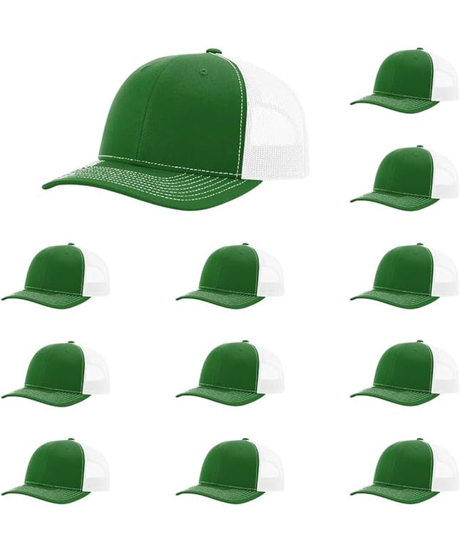 Richardson 112 Classic Six-Panel Adjustable Snapback Trucker Cap | Bulk Packs Available