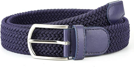 Braided Canvas Woven Elastic Stretch Belts for Men/Women/Junior with Multicolored