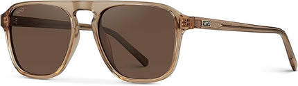 WearMe Pro Polarized Modern Aviator One-Bridge Square Mens Sunglasses