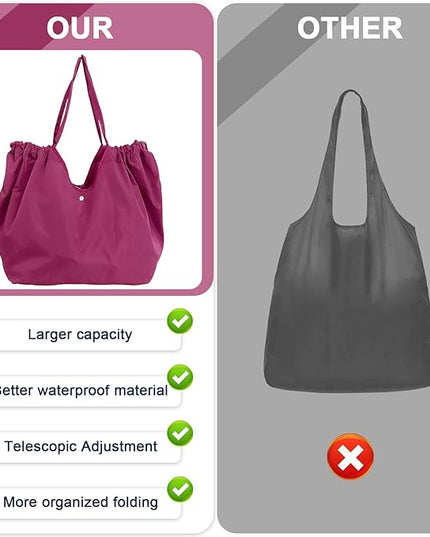 Reusable Grocery Bags,Reusable Shopping Bags,Folding Bags Totes,Stretchable and shrinkable shopping bag for Groceries
