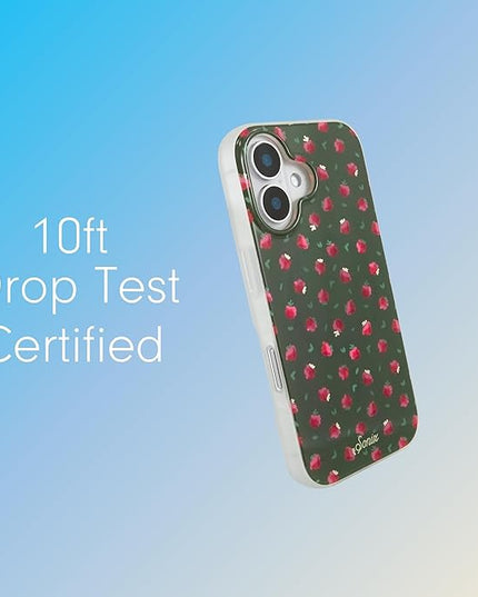 Sonix Case for iPhone 16 Plus | Compatible with MagSafe | 10ft Drop Tested | Raspberry Delight