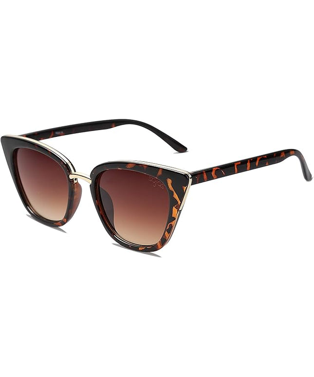 SOJOS Cat Eye Designer Sunglasses Fashion UV400 Protection Glasses SJ2052
