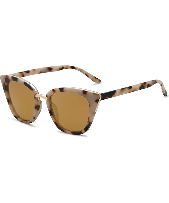 SOJOS Cat Eye Designer Sunglasses Fashion UV400 Protection Glasses SJ2052